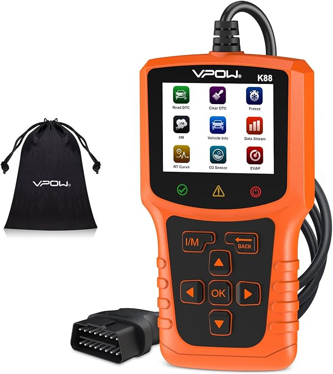 دیاگ خودرو OBD2 برند VPOW (بالاترین امار رضایت در سایت آمازون) (بار آمازون)- کیفیت عالی محصول برند اصلی جهانی