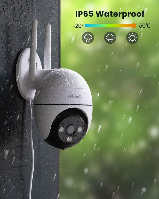 دوربین امنیتی ieGeek -2K PTZ برای فضای باز WiFi دار (بار آمازون)- تهران فوری