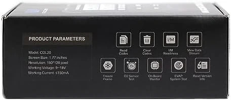 "دیاگ خودرو mucar CDL20 - ابزار تشخیصی پیشرفته OBD2 با پشتیبانی از 11 حالت عملکرد"(سازگار با خودرو ایرانی و خارجی)