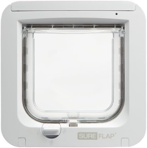 SureFlap -درب هوشمند ورود فلپ گربه ،( با گارانتی کامل ۳ ماهه) .حالت دستی و هوشمند
