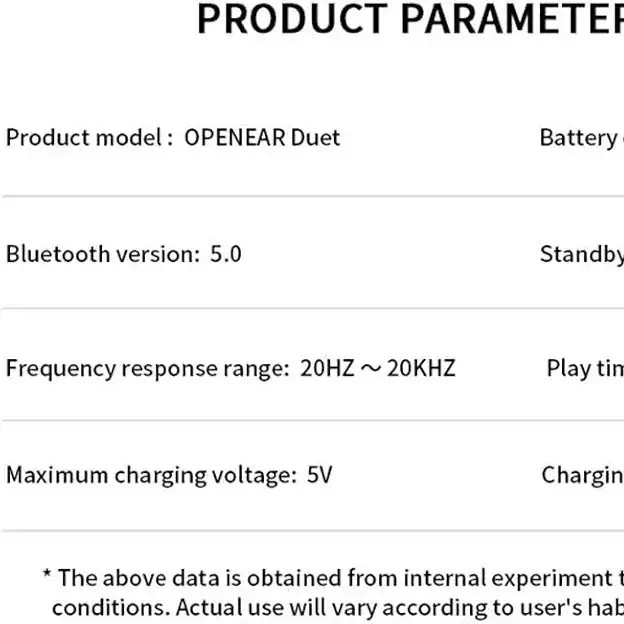 هدفون ورزشی استخوانی ضد آب DYY-1 OPENEAR Duet بلوتوث 5.0 و ضد آب اورجینال جدید بار آمازون اصل