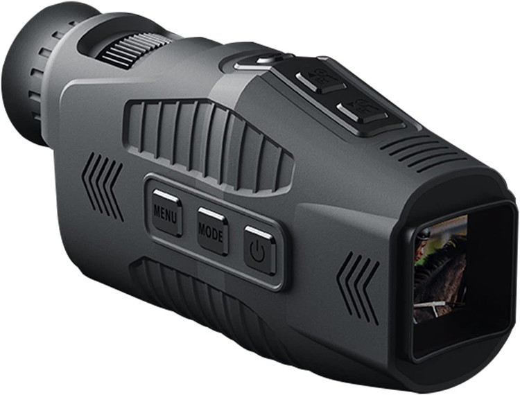 دوربین شکاری ( دید در شب ) NIGHT VISION زوم دیجیتال 5x پشتیبانی از کارت حافظه ( میکرو SD با قابلیت تصویر برداری و عکس برداری کیفیت 2k(بار آمازون) دارای لیزر راهنما