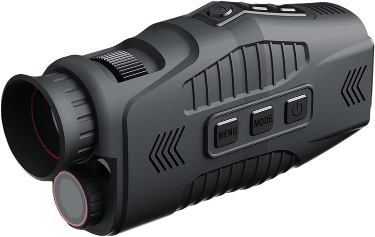دوربین شکاری ( دید در شب ) NIGHT VISION زوم دیجیتال 5x پشتیبانی از کارت حافظه ( میکرو SD با قابلیت تصویر برداری و عکس برداری کیفیت 2k(بار آمازون) دارای لیزر راهنما