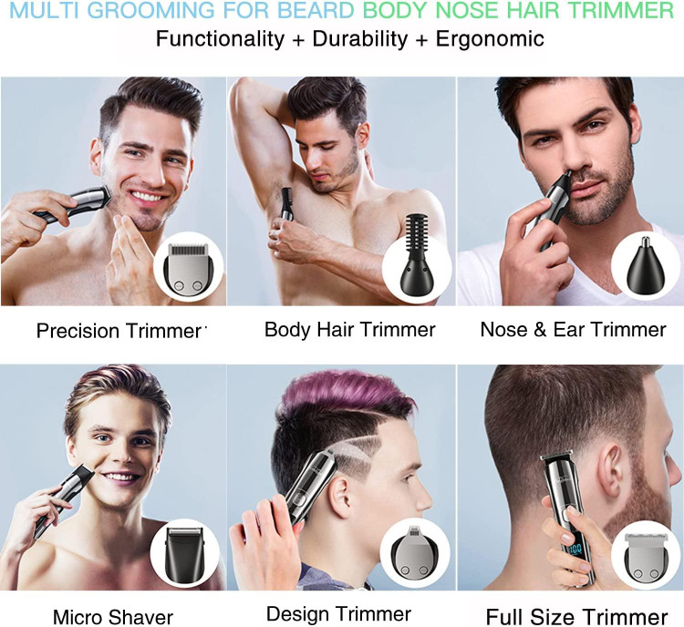 ریش تراش سه تیغ سیلور کرست آلمانی اورجینال ضد آب SILVER CREST ROTARY SHAVER HG06653-BS کپی