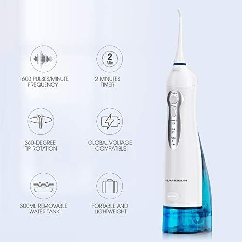 واترجت شست و شوی دهان و دندان گارانتی تعویض شارژی Hangsun HOC700 با مخزن آب 300 میلی لیتری پرتابل - تهران فوری