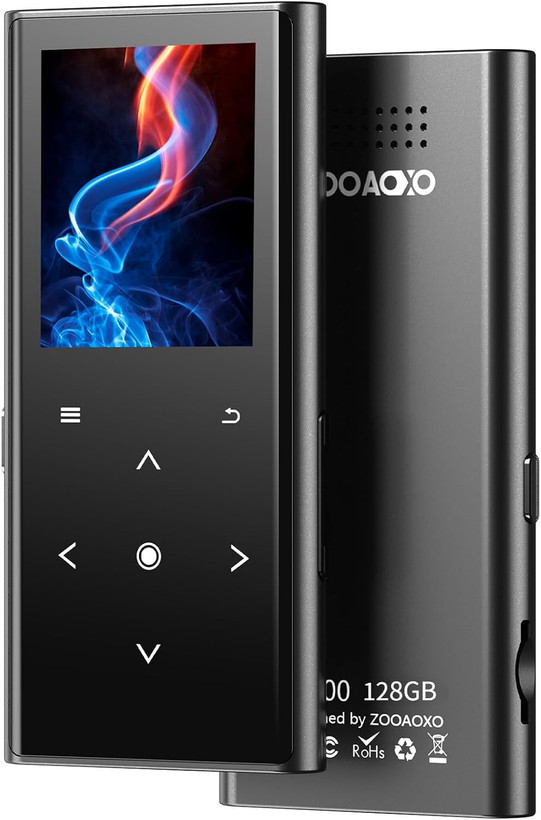 پخش کننده MP3 ۶۴ گیگابایتی، پخش کننده موسیقی ZOOAOXO با بلوتوث 5.2، بلندگوی داخلی HD، حافظه رم تا ۶۴ گیگ، گوشی همراه- تهران فوری