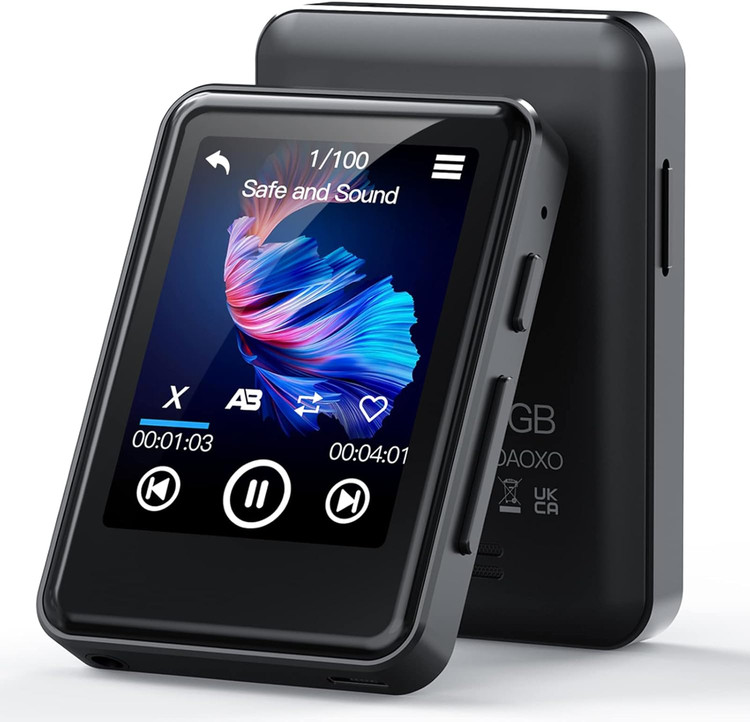 • "پخش کننده MP3 تمام صفحه 2.4 اینچی - بلوتوث 5.2، حافظه128G ، کتاب الکترونیکی و ضبط کننده صدا"