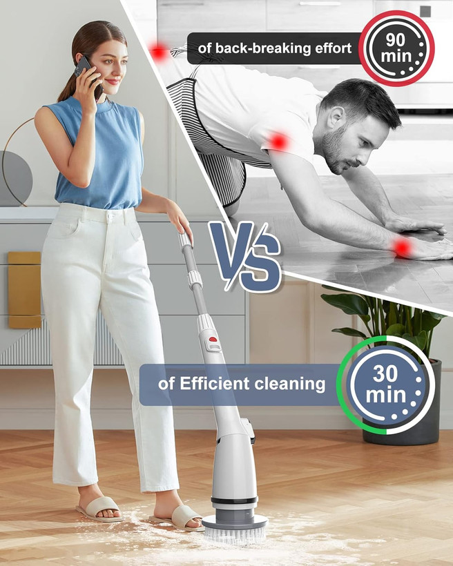اسکرابر چرخشی الکتریکی GoFoit KLW-012C