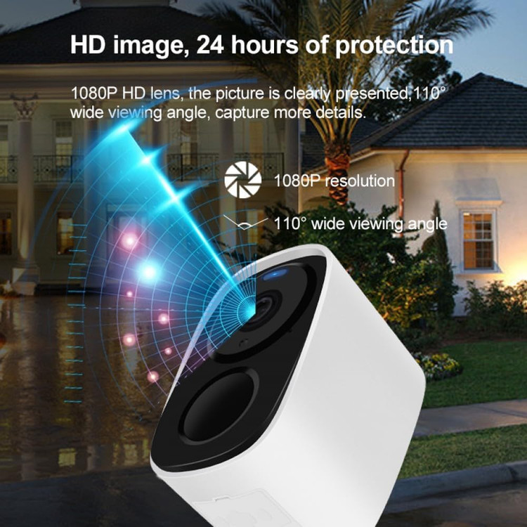 VSTARCAM CB54-TZ 1080P دید در شب دید در فضای باز، باتری قابل شارژ و بیسیم هوشمند بدون پلاگین PIR دوربین امنیتی خانگی تشخیص انسان، صدای دو طرفه با پنل خورشیدی 3.3 وات ذخیرهسازی ابری/SD رایگان