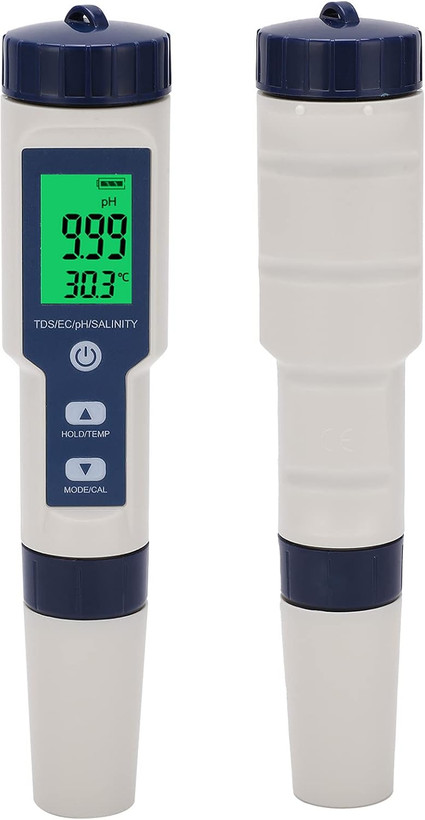 PH متر (تستر ) 5 کاره مایعات PH/TDS/EC/SALT/Temp- EZ-9909SP