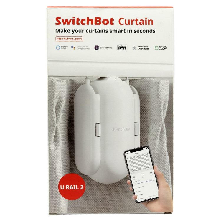 پرده هوشمند SwitchBot م- برنامه بیسیم یا کنترل تایمر خودکار