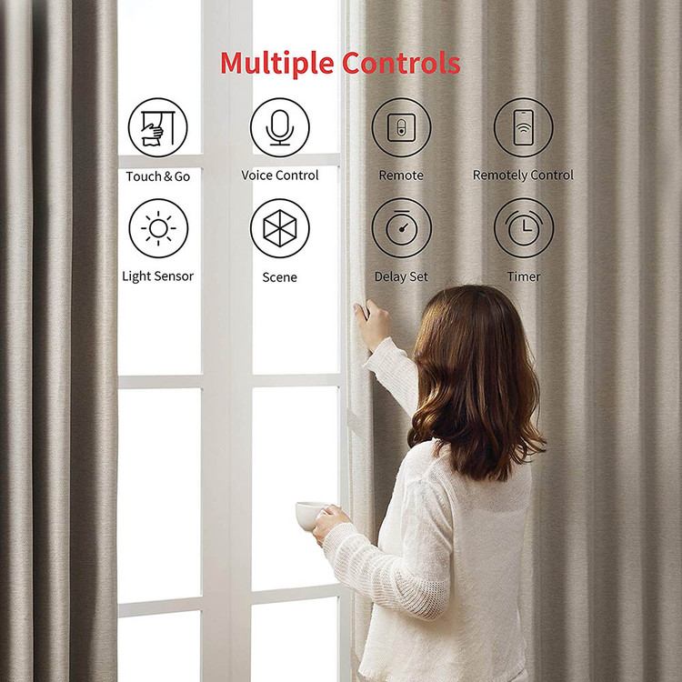 پرده هوشمند SwitchBot م- برنامه بیسیم یا کنترل تایمر خودکار