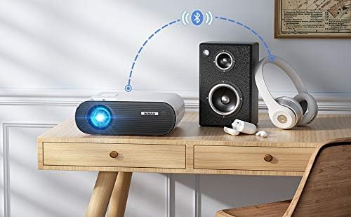 ویدیو پروژکتور برند WiMiUS مدل K5,،قابل اتصال با وای فای به موبایل،قابل اتصال به USB و HDMI