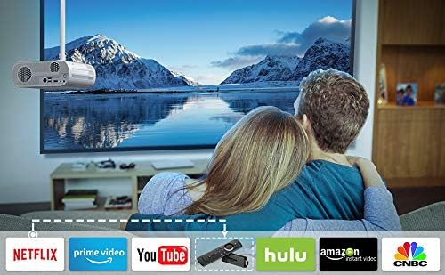 ویدیو پروژکتور برند WiMiUS مدل K5,،قابل اتصال با وای فای به موبایل،قابل اتصال به USB و HDMI