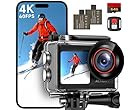 دوربین اکشن Camlance 4K 30FPS HD 20MP دوربین WiFi زیر آب 40M با کنترل از راه دور، دوربین زیر آب 170 درجه، 2 باتری و لوازم جانبی نصب