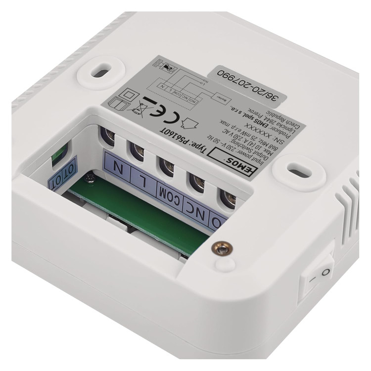 ترموستات P5616OT اتاق بی سیم Emos با پشتیبانی OpenTherm، قابل برنامه ریزی، برای سیستم های گرمایش - فرستنده + گیرنده- تهران فوری