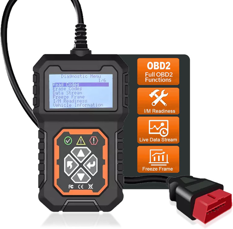 Fastsun T31 Car OBD2 دیاگ خطای کد خوان اسکنر CAN ابزار اسکن تشخیصی برای همه خودروهای پروتکل OBDII از سال 1996