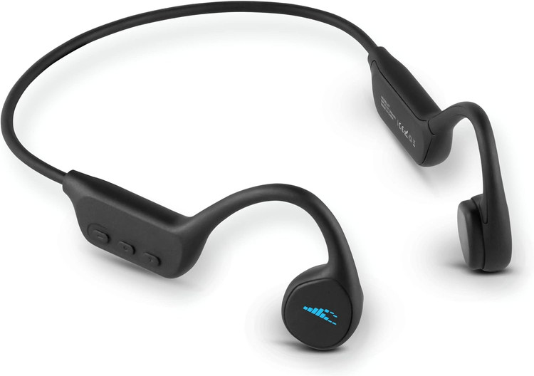 H2O audio TRI Multi-Sport برای شنا، ضد آب استخوانی هدفون گوش باز حافظه گیگابایت- بلوتوث برای دویدن/دوچرخه سواری، MP3 برای شنا، IPX8 ضد آب، ضد عرق - مشکی- تهران فوری