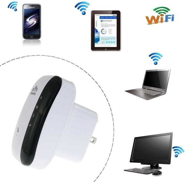 تقویت کننده و توسعه دهنده وای فای Wireless-N WiFi Repeater – 300Mbps- تهران