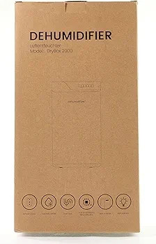 تهران ارسال فوری : دستگاه رطوبت گیر ریموت دار ۲ لیتری برند kitette (بار آمازون) Dry box 2000