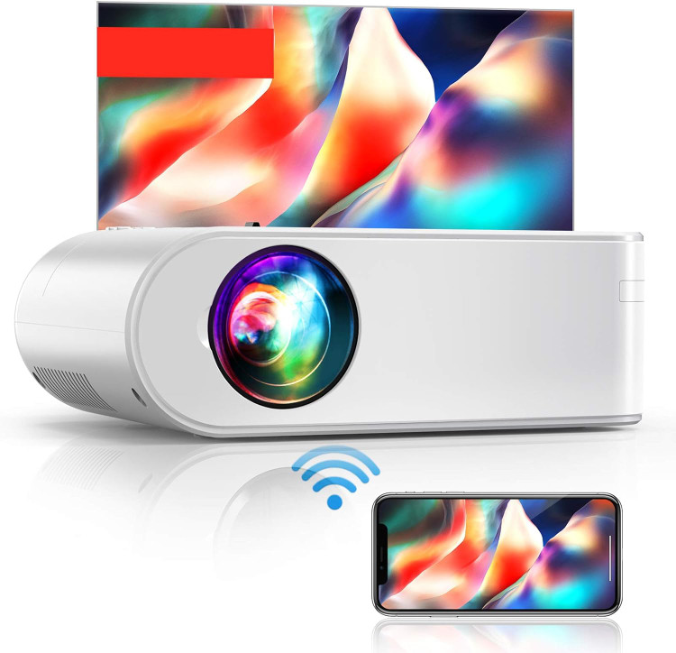 پروژکتور Yaber v2 مینی پروژکتور WiFi، پروژکتور قابل حمل 9000L 1080P Full HD،