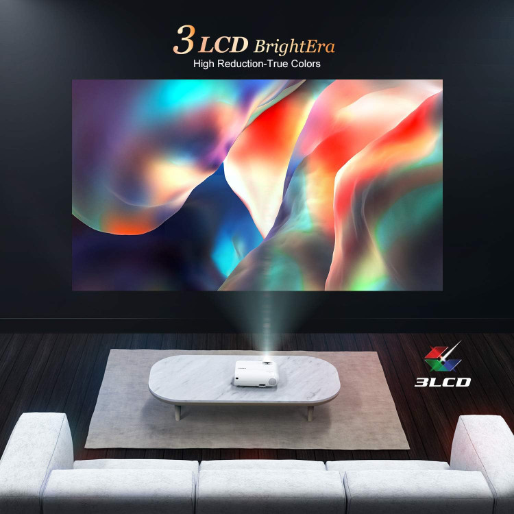 پروژکتور Yaber v2 مینی پروژکتور WiFi، پروژکتور قابل حمل 9000L 1080P Full HD،