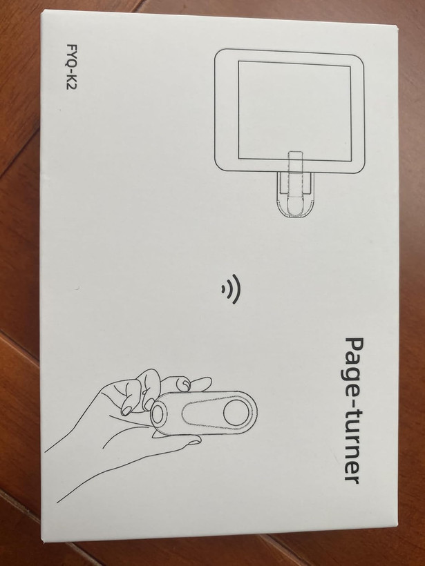 صفحه ترنر ( صفحه برگردان) کنترل از راه دور Sycelu K2 RF برای لوازم جانبی Kindle Paperwhite Ipad Reading Kobo Surface کمیک/رمانها تبلتهای آیفون اندروید عکسبرداری دوربین فیلمبرداری از راه دور (مشکی)