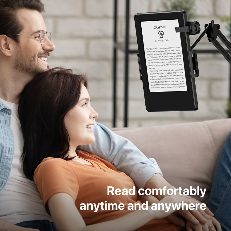 صفحه ترنر ( صفحه برگردان) کنترل از راه دور Sycelu K2 RF برای لوازم جانبی Kindle Paperwhite Ipad Reading Kobo Surface کمیک/رمانها تبلتهای آیفون اندروید عکسبرداری دوربین فیلمبرداری از راه دور (مشکی)