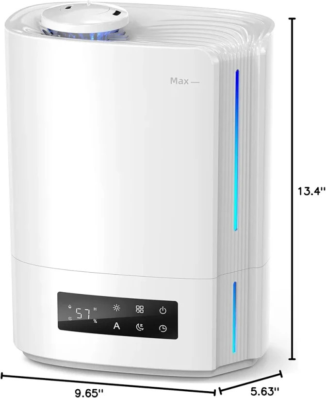 دستگاه رطوبت ساز BREEZOME بخور سرد التراسونیک ۶ لیتری اورجینال و ظاهر شیک