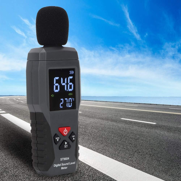 دستگاه اندازهگیری سطح صدا، تستر نویز دیجیتال ST9604، دستگاه اندازهگیری سطح صدا با دقت 30-130 دسیبل، اندازهگیری نویز صوتی با دقت بالا