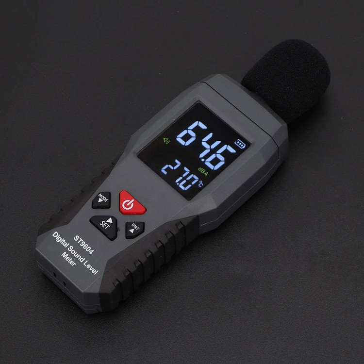 دستگاه اندازهگیری سطح صدا، تستر نویز دیجیتال ST9604، دستگاه اندازهگیری سطح صدا با دقت 30-130 دسیبل، اندازهگیری نویز صوتی با دقت بالا