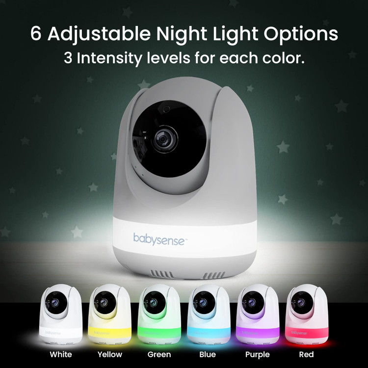 مانیتور کودک دو دوربینه، Babysense با صفحه نمایش 5.5 اینچی