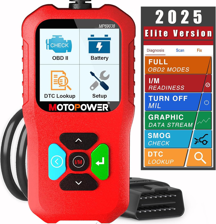 دیاگ ابزار اسکن تشخیصی CAN برای خودرو MOTOPOWER MP69038 - نسخه Elite