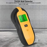 قطعی یاب دیواری دیجیتال TH250 LCD، قطعی سیم کابل برقی، سیم کشی، مرکز چوب، یابنده گل میخ فلزی