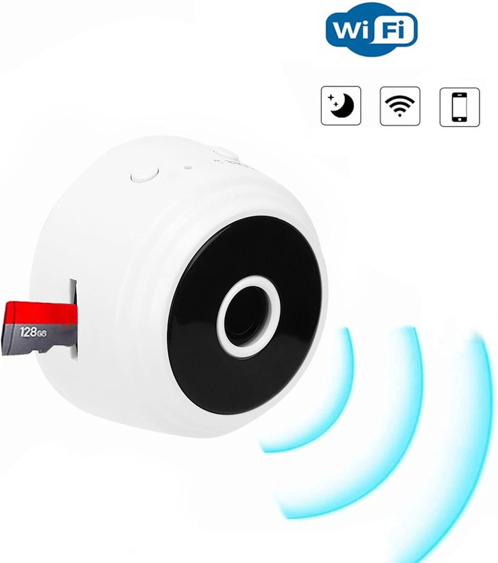دوربین مینی A9 با کیفیت بالا 1080P بیسیم وایفای، دوربین مداربسته خانگی هوشمند، پشتیبانی از دید در شب و تشخیص حرکت