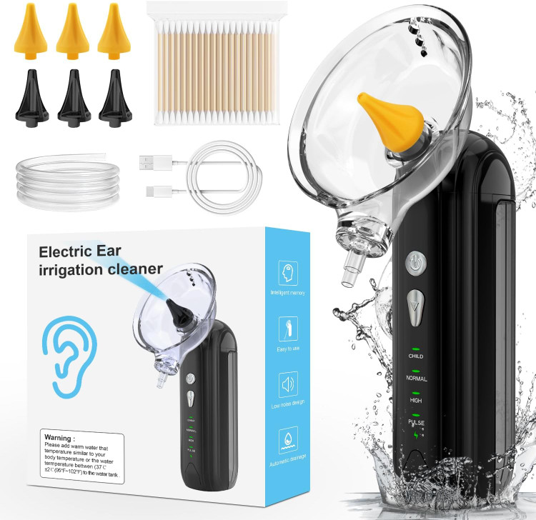 دستگاه پاک کننده جرم گوش ویکالو مدل 4 حالته با قابلیت شارژ USB برای بزرگسالان و نوزاد و کودکان - جرم گیر گوش