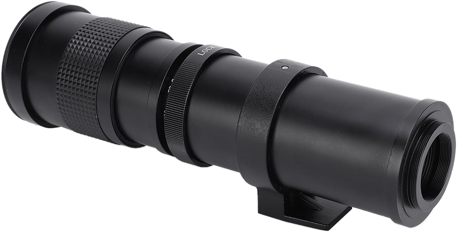 لنز تله فوتو با عملکرد بالا اورجینال اصل، تخفیف، با زوم دستی 420mm/800mm F/8.3-16 برای دوربینهای کانن، سونی، مینولتا، نیکون، پنتاکس، المپوس و سایر دوربینهای DSLR