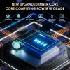تیویباکس هوشمند اندروید H20PRO، اندروید 10.0، 16 گیگابایت حافظه داخلی، 2.4 گیگابایت رم و 5 گیگابایت حافظه داخلی، پخشکننده رسانه 4K، فروشگاه پلی استور اندروید، گیرنده دیجیتال بسیار سریع 1080P