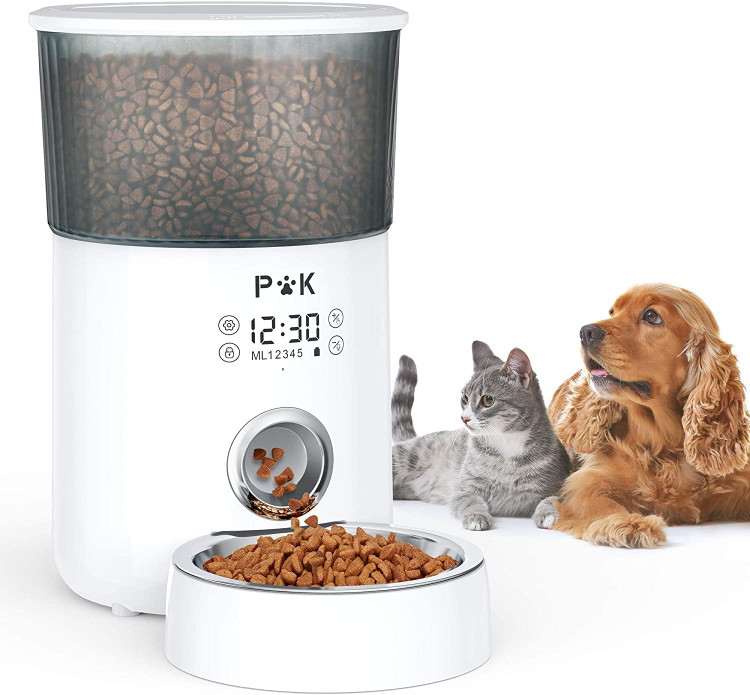 ظرف غذای پت مدل PUPPY KITTY M-80 ، 4 لیتر، سفید. بسیار زیبا و شیک * نخیف به دلیل خط و خش حمل ون نقل