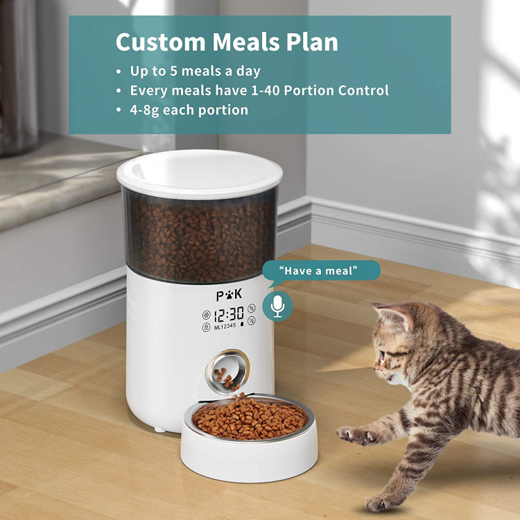ظرف غذای پت مدل PUPPY KITTY M-80 ، 4 لیتر، سفید. بسیار زیبا و شیک * نخیف به دلیل خط و خش حمل ون نقل