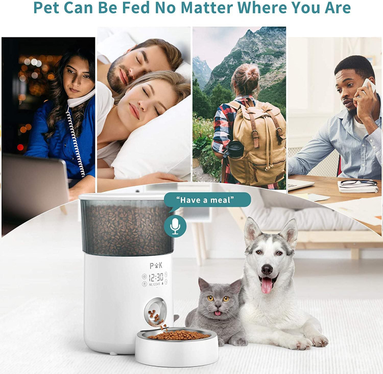 ظرف غذای پت مدل PUPPY KITTY M-80 ، 4 لیتر، سفید. بسیار زیبا و شیک * نخیف به دلیل خط و خش حمل ون نقل