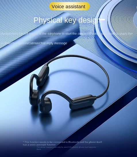 هدفون CS05 True Bone Conduction، برند شیامی دارای گواهینامه IPX8، بلوتوث نسخه 5. 3، هدفون بیسیم، هدفون ضد آب، حافظه داخلی 32 گیگابایت به همراه میکروفون