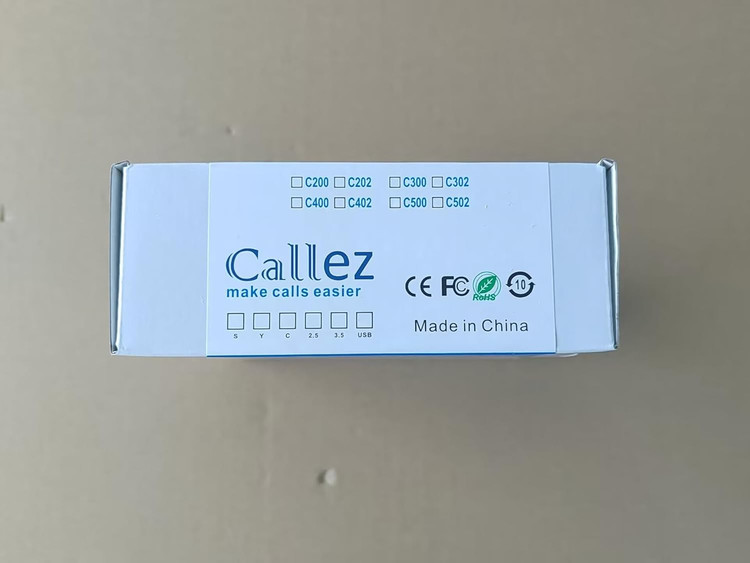 هدست مرکز تماس برند Callez مدل C502T هدست USB با میکروفون حذف نویز و کنترل صدا