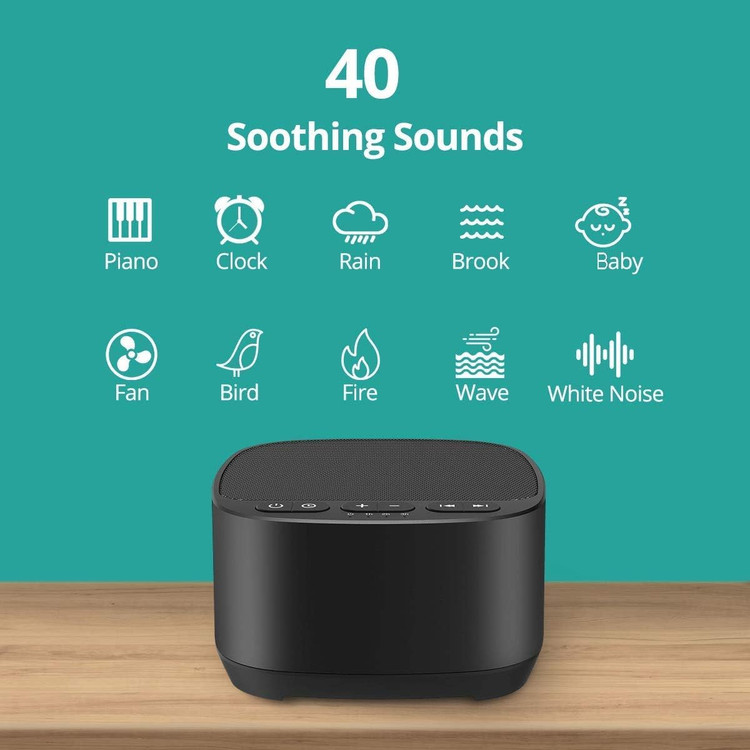 دستگاه نویز سفید Magicteam Sleep Sound با ۴۰ صدای آرامشبخش طبیعی