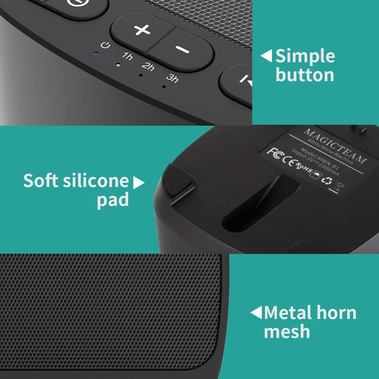 دستگاه نویز سفید Magicteam Sleep Sound با ۴۰ صدای آرامشبخش طبیعی