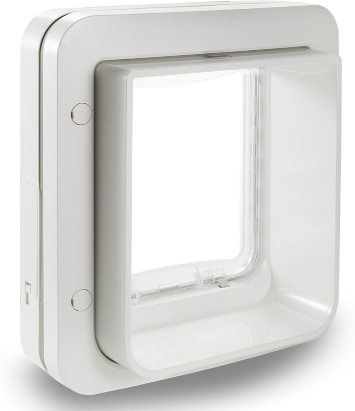 درب مخصوص حیوانات خانگی18 در ۱۸ سانت ( با گارانتی کامل 3 ماهه) SureFlap-Sure Petcare با میکروچیپ (سفید)- سایز بزرگ