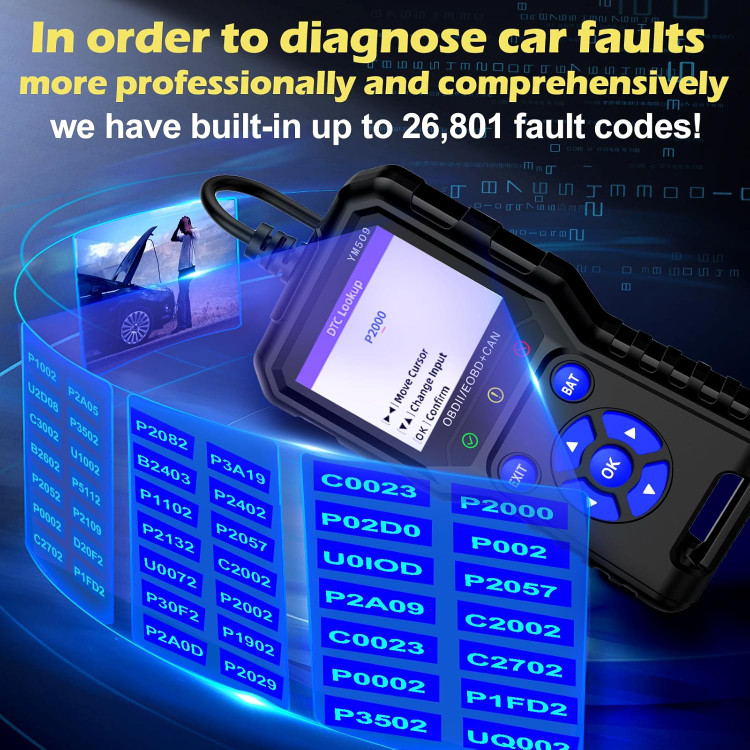 دستگاه دیاگ و عیبیاب OBD2، ابزار عیبیابی OBD2/EOBD خودرو، خواننده و پاک کردن کد خطای موتور، دستگاه عیبیاب خودروهای ایرانی و خارجی را پشتیبانی می کند