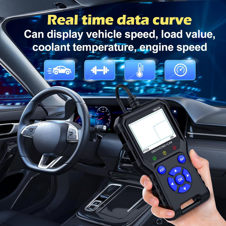 دستگاه دیاگ و عیبیاب OBD2، ابزار عیبیابی OBD2/EOBD خودرو، خواننده و پاک کردن کد خطای موتور، دستگاه عیبیاب خودروهای ایرانی و خارجی را پشتیبانی می کند