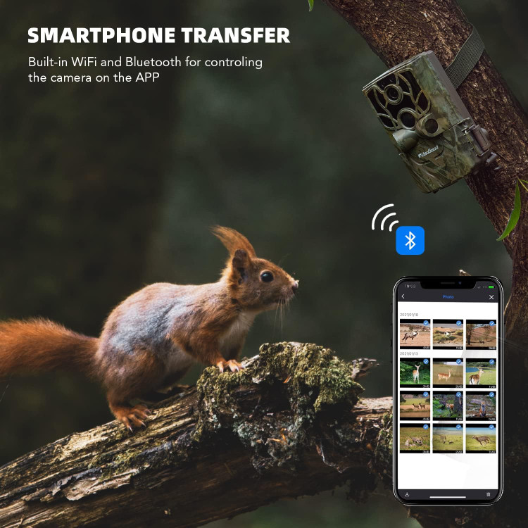 دوربین حیات وحش usogood WiFi 4K 48MP 30FPS مدل TC80 س0