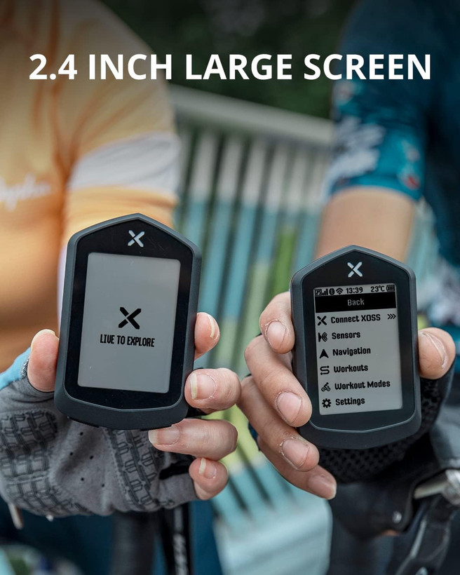 gps هوشمند دوچرخه--کامپیوتر دوچرخه بیسیم با ناوبری، شارژ سریع USB نوع C، ضد آب IPX7، صفحه نمایش HD 2.4 اینچی--وسرعت سنج ن0